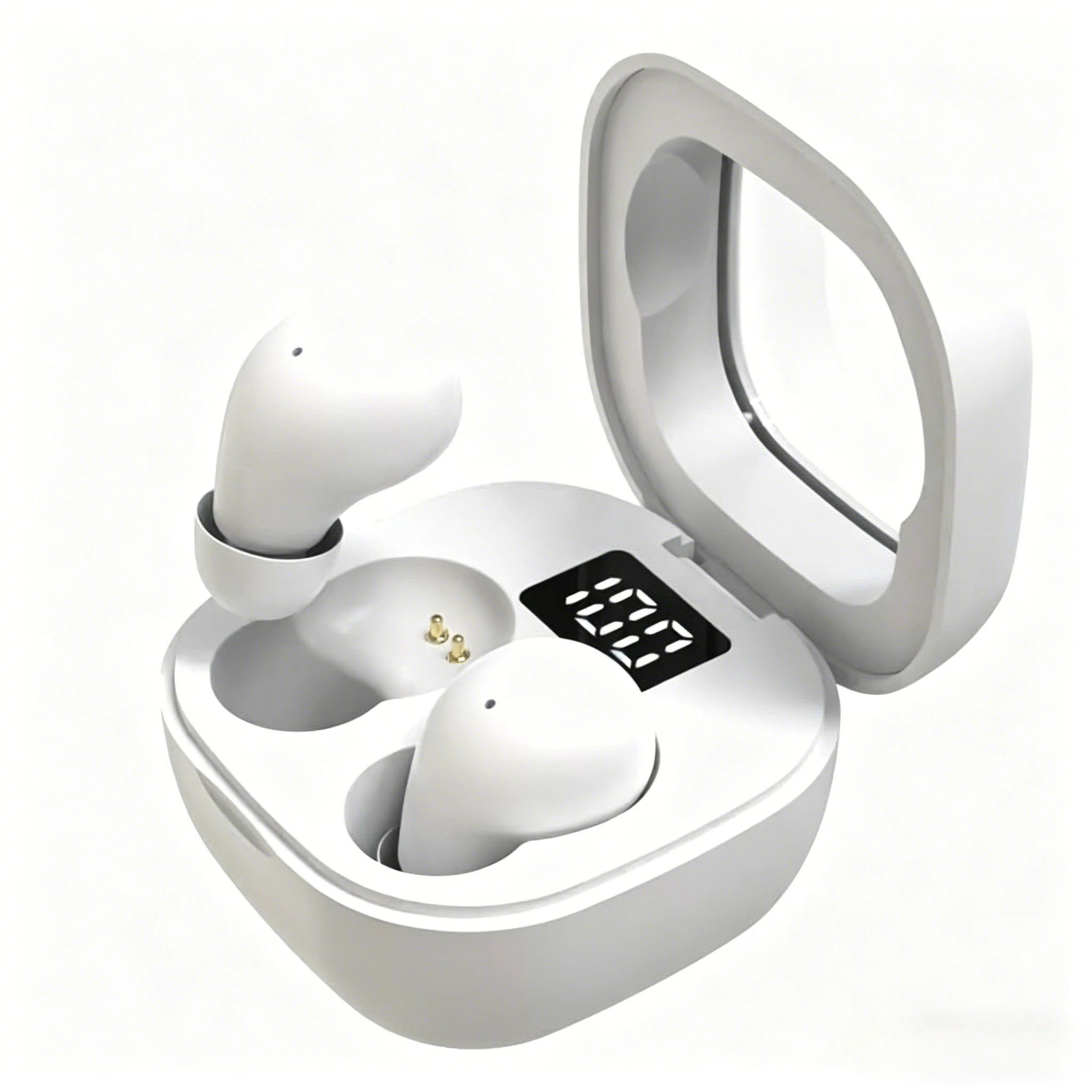 Super Mini Earphones Hidden Bluetooth Earbuds HIFI Stereo Noise Isolation Wireless Headphones With HD Call Microphone