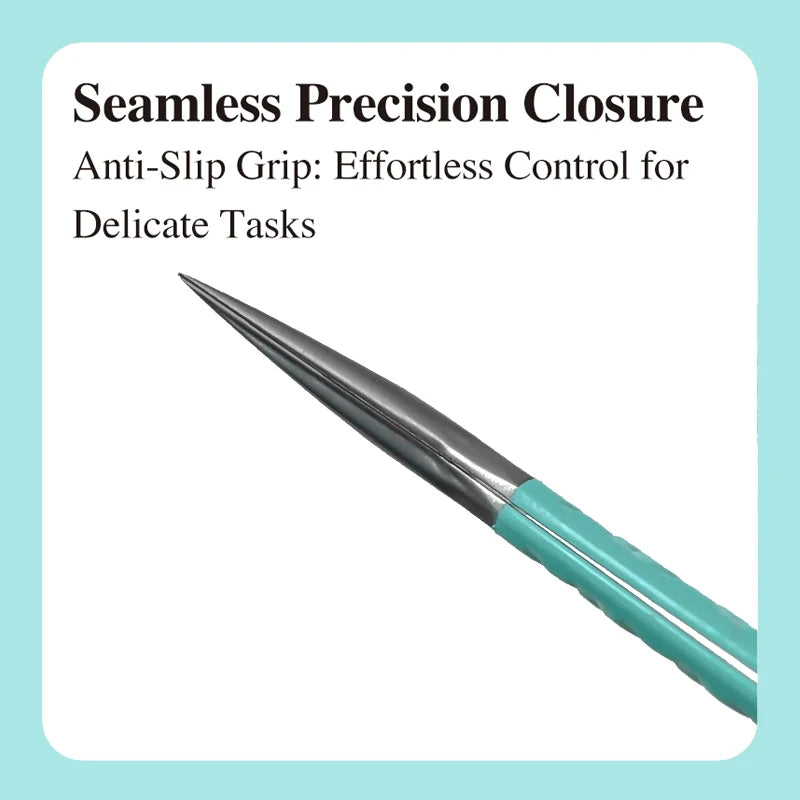 DIYDAY Anti-Slip Eyelash Extensions Tweezers High-Density Fiber Tip Eyebrow Tweezer Professional Precision Beauty Tools