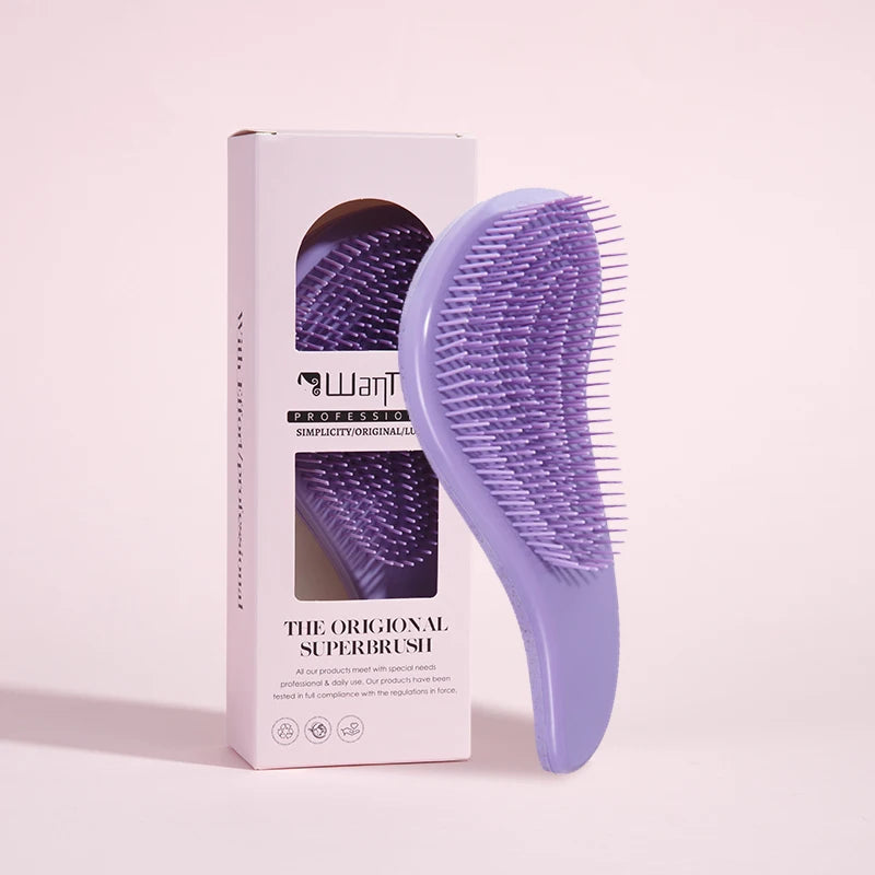 Magic Detangling Boxed Hair Comb Anti Static Hairdressing Comb Girls Hair Comb Scalp Massage Hair Comb Barber Hair Accessories