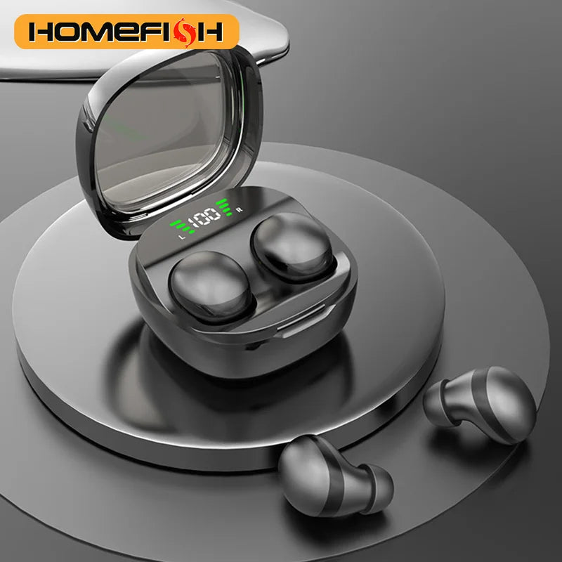 Mini Invisible Earphones Bluetooth 5.3 Headphones HiFi Stereo Wireless Headsets Noise Reduction Earbuds for Xiaomi Huawei