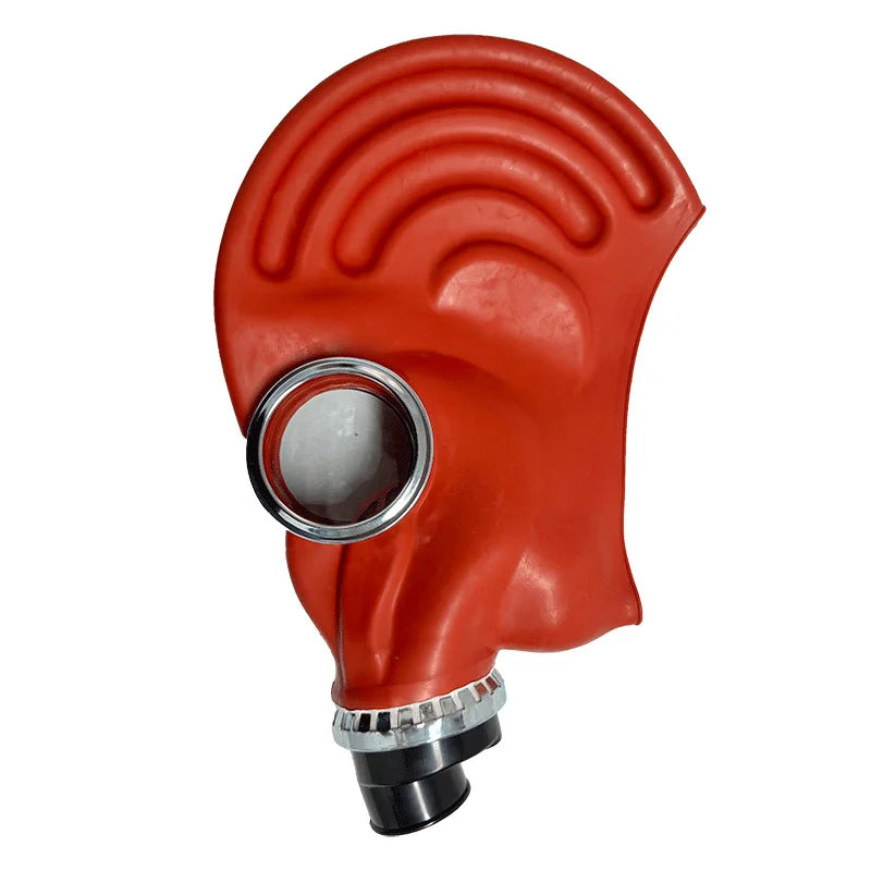 Multi-Function Full Head Gas Mask Respirator Hood Rubber Chemical Mask For Painting Spray Pesticide Cool Halloween Decor Props
