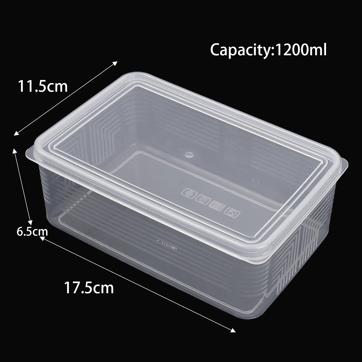 1/2/5pcs Refrigerator Storage Box Meat Vegetable Fresh-keeping Storage Box Transparent Food Preservation Boxes Kitchen Organizer