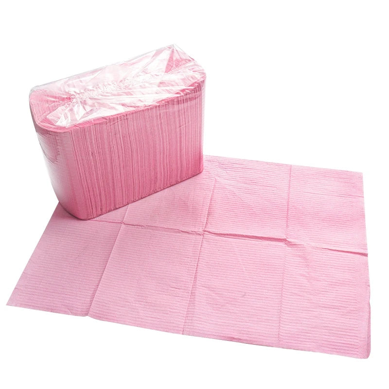 125pcs Disposable Tattoo Clean Pad For Waterproof Tattoo Tablecloth Covers Dental Bib Pads Non-woven Fabric Tattoo Accessories