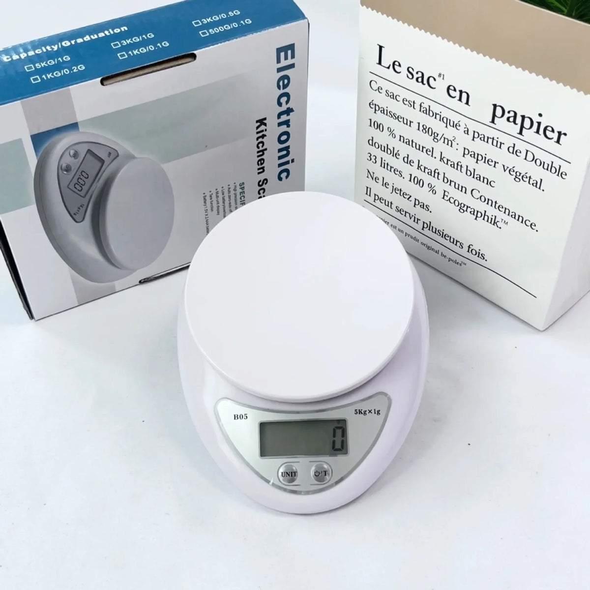 5kg/1g Electronic Scales Portable Digital LED Display Food Balance Measuring Weight Scale Kitchen Baking Scale Kitchen Tools